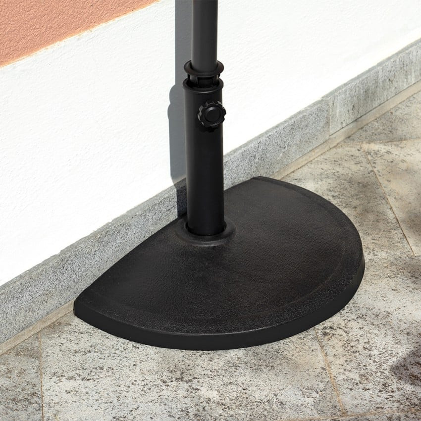Base per ombrellone a parete in resina 9 kg Wallshade