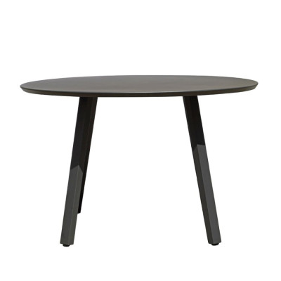 Tavolo da giardino rotondo Ø 120 cm design moderno antracite Roundy