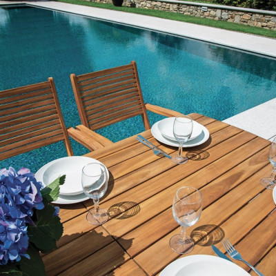 Tavolo da giardino allungabile in legno 180-240 cm WoodExpand