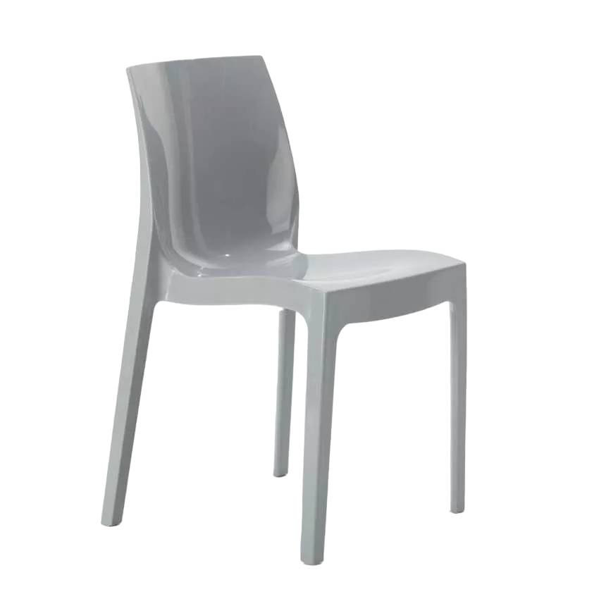 18 sedie da esterno impilabili robuste comode design Salvia