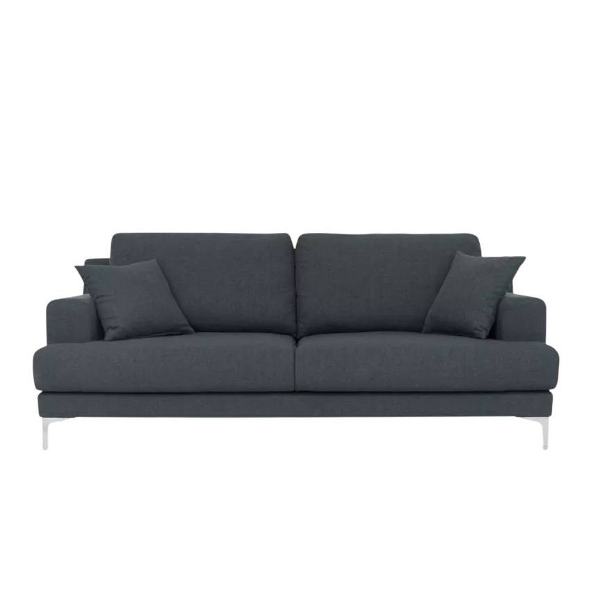 Divano 3 posti design scandinavo in tessuto per soggiorno Paulownia