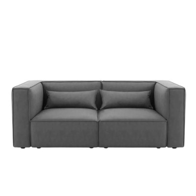 Divano 2 posti confortevole design moderno in tessuto Corniolo