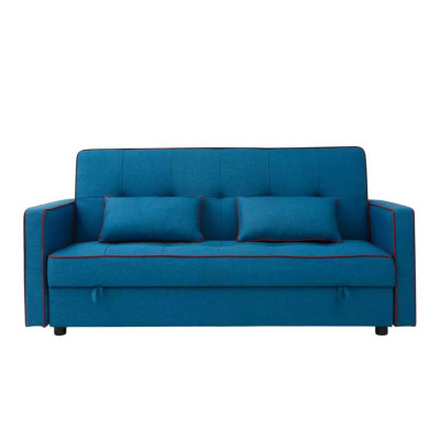 Divano letto 2 posti clic-clac tessuto contenitore 185 x 90 Roverella