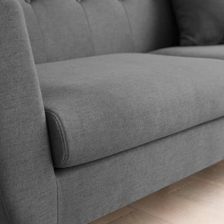 Divano 3 posti da salotto design moderno nordico resistente Albizia