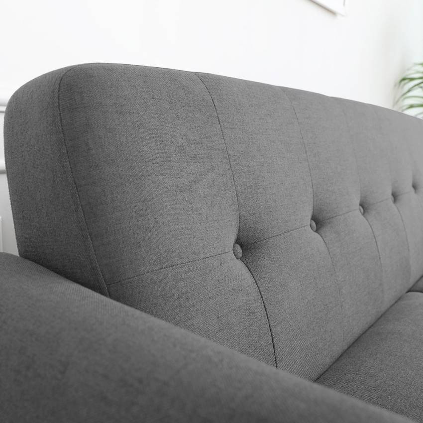 Divano 3 posti da salotto design moderno nordico resistente Albizia
