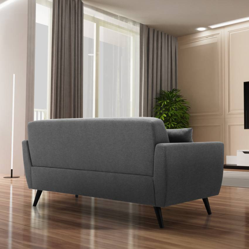 Divano 3 posti da salotto design moderno nordico resistente Albizia