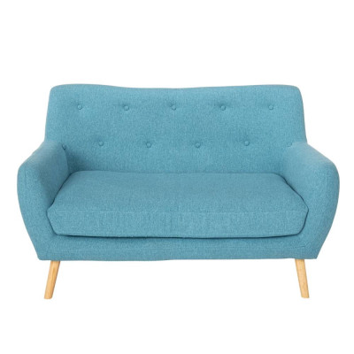 Divano 2 posti in tessuto stile scandinavo confortevole moderno Gelso